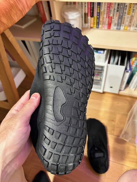 リラクリフェアーシングランニングシューズのソール