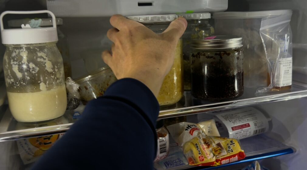 冷蔵庫に入れる